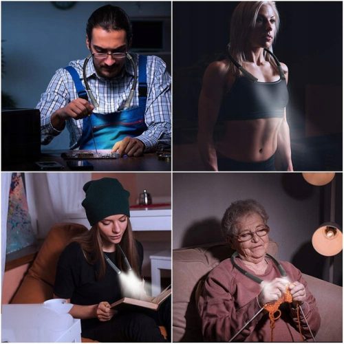 Elastyczna Lampka Led Do Czytania Na Szyję USB 3 BARWY - obrazek 13