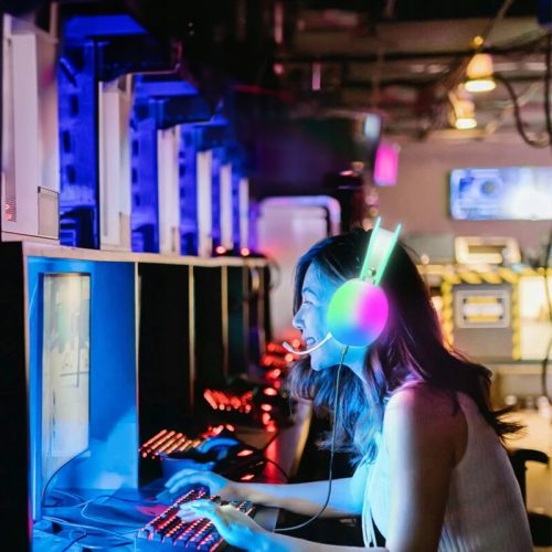 Słuchawki Przewodowe LED Gamingowe Z Mikrofonem Dla Graczy - obrazek 5