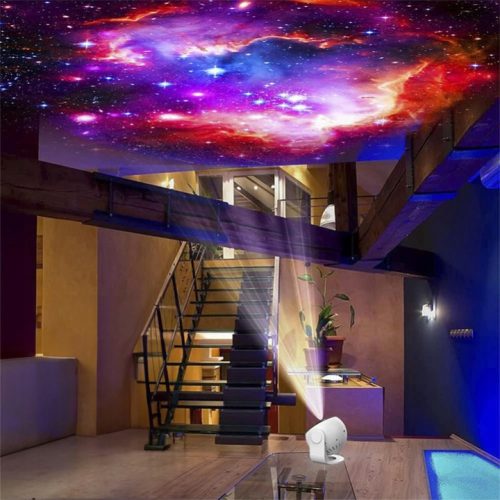 Obrotowy Projektor Gwiazd Lampka Nocna 12 Projekcji - obrazek 2