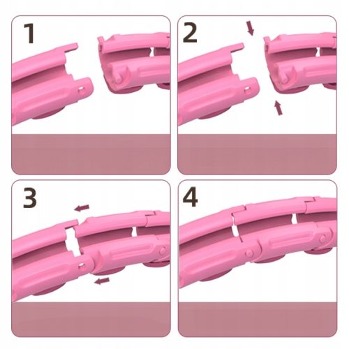 Hula Hop 2.0™ z Licznikiem i Obciążeniem + Ebook - PLAN TRENINGOWY (10 ĆWICZEŃ) Gratis - obrazek 7