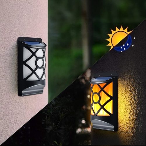 Lampa Solarna Kinkiet LED Efekt Płomienia - obrazek 10