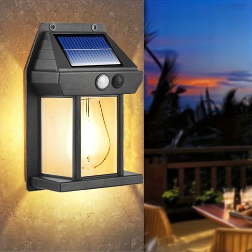 LAMPA SOLARNA KINKIET ŻARÓWKA LED ELEWACYJNA ULICZNA OGRODOWA ZEWNĘTRZNA - obrazek 5