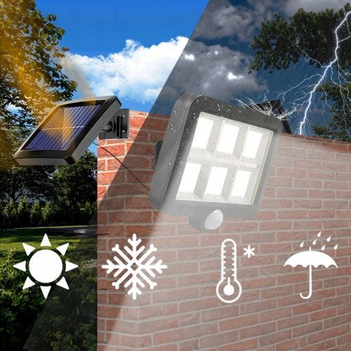 Lamp Solarna LED Czujnik Ruchu i Zmierzchu + Pilot - obrazek 13