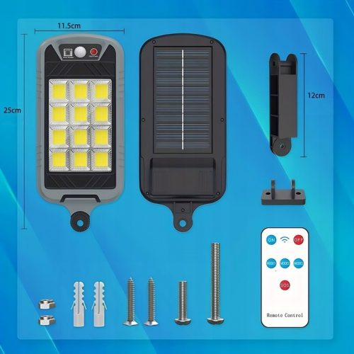 Mocna Lampa Solarna z Czujnikiem Ruchu 400W LED + Pilot - obrazek 6