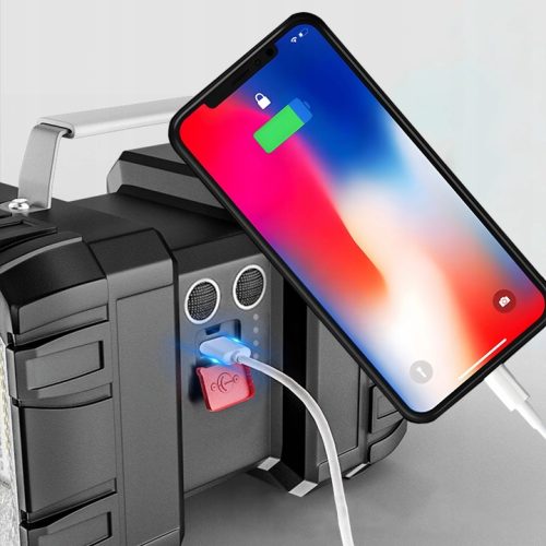 Mocna Dwustronna Latarka LED z Powerbankiem - obrazek 7