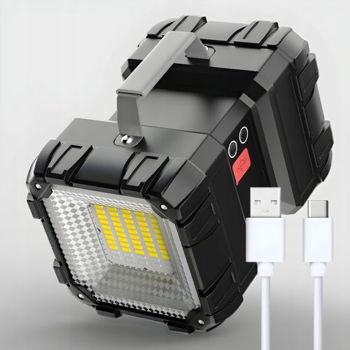 Mocna Dwustronna Latarka LED z Powerbankiem - obrazek 3