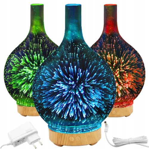 Zapachowy Nawilżacz Powietrza Lampka Nocna Aromaterapia - obrazek 8