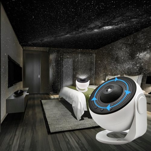 Obrotowy Projektor Gwiazd Lampka Nocna 12 Projekcji - obrazek 9