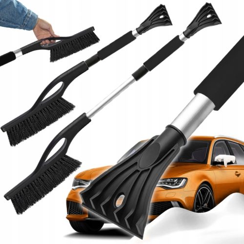 Skrobaczka Szczotka Do Odśnieżania Samochodu 2w1 - obrazek 1