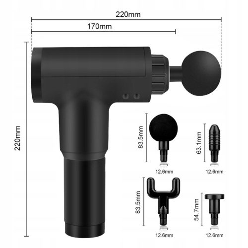 Profesjonalny Masażer Wibracyjny – Mocny Masażer do Relaksu Mięśni - obrazek 7