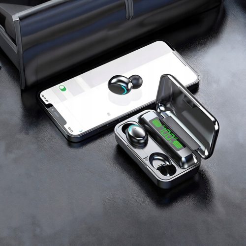 SŁUCHAWKI BEZPRZEWODOWE BLUETOOTH 5.1 DOUSZNE BT + POWERBANK - obrazek 8