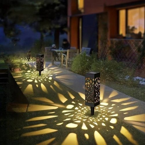 6x LAMPA SOLARNA AŻUROWA OGRODOWA - obrazek 5