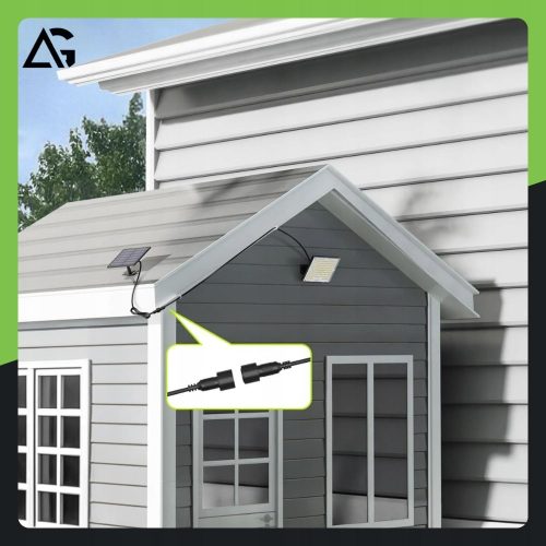 LAMPA SOLARNA LED 300W Z OSOBNYM PANELEM + PILOT - obrazek 6