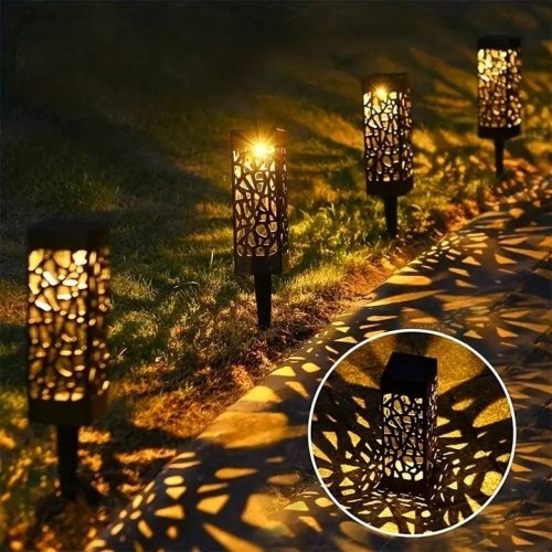 6x LAMPA SOLARNA AŻUROWA OGRODOWA - obrazek 3