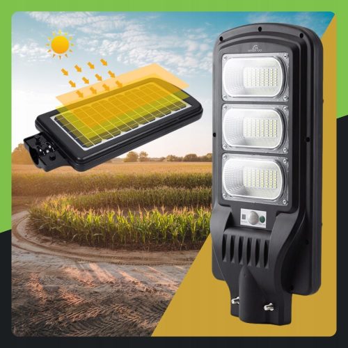 Uliczna Lampa Solarna LED 1400W Z Pilotem - obrazek 6