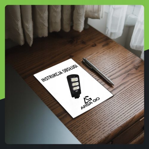 Uliczna Lampa Solarna LED 1400W Z Pilotem - obrazek 9