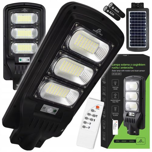 Uliczna Lampa Solarna LED 1400W Z Pilotem - obrazek 1