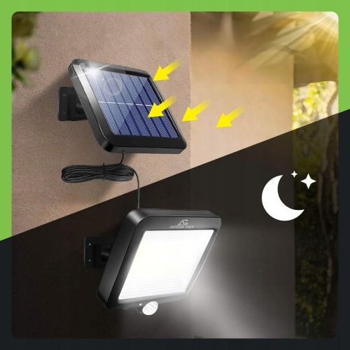 LAMPA SOLARNA LED OGRODOWA + PILOT - obrazek 3