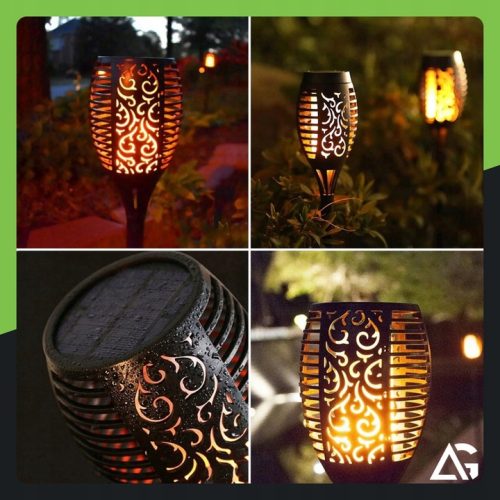 ZESTAW X4/X8 LAMPA SOLARNA WBIJANA POCHODNIA - obrazek 6