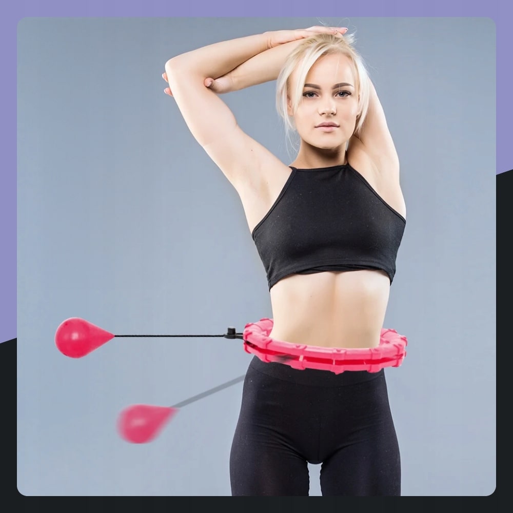 HULA HOP ODCHUDZAJĄCY SMART Z OBCIĄŻNIKIEM