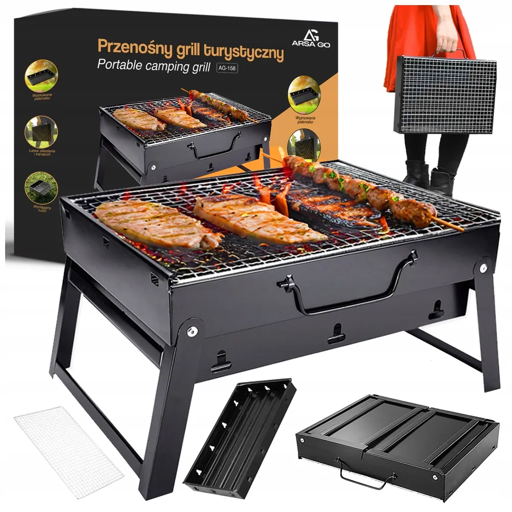 GRILL PREMIUM – PRZENOŚNA WALIZKA ARSA GO + DMUCHAWA GRATIS