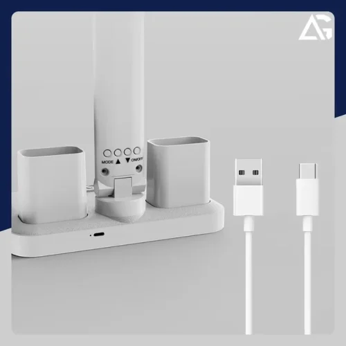 Lampka Biurkowa LED Z Zegarem, Temp, Datą 6w1 PREMIUM - obrazek 12